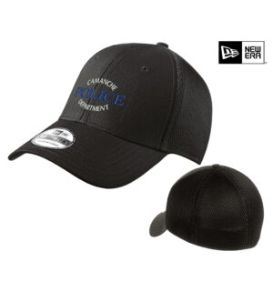 Camanche Police New Era 39Thirty Stretch Mesh Cap-Black