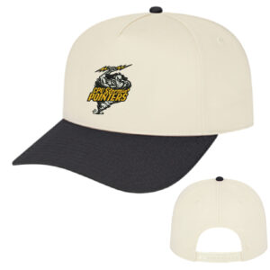 CPU Cap America Hometown 5 Panel Cap-Cream Black