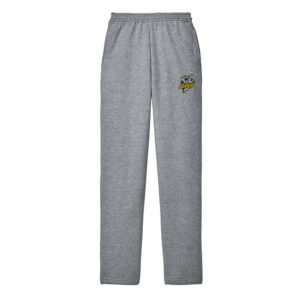 CPU Men Core Fleece Pocketed Open Bottom Sweatpant-Athletic Heather
