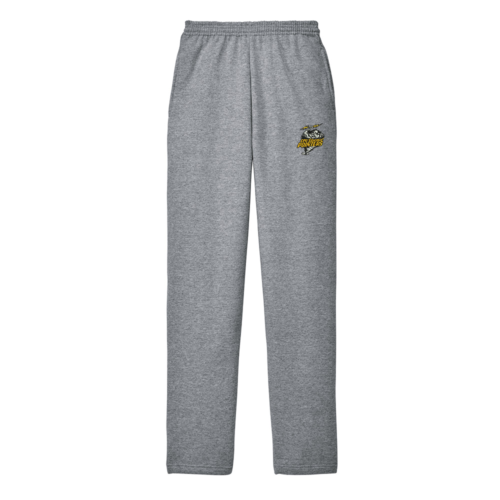 CPU Men Core Fleece Pocketed Open Bottom Sweatpant-Athletic Heather