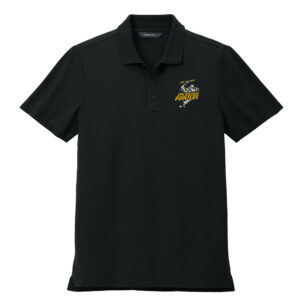 CPU Mercer and Mettle Stretch Pique Polo-Deep Black