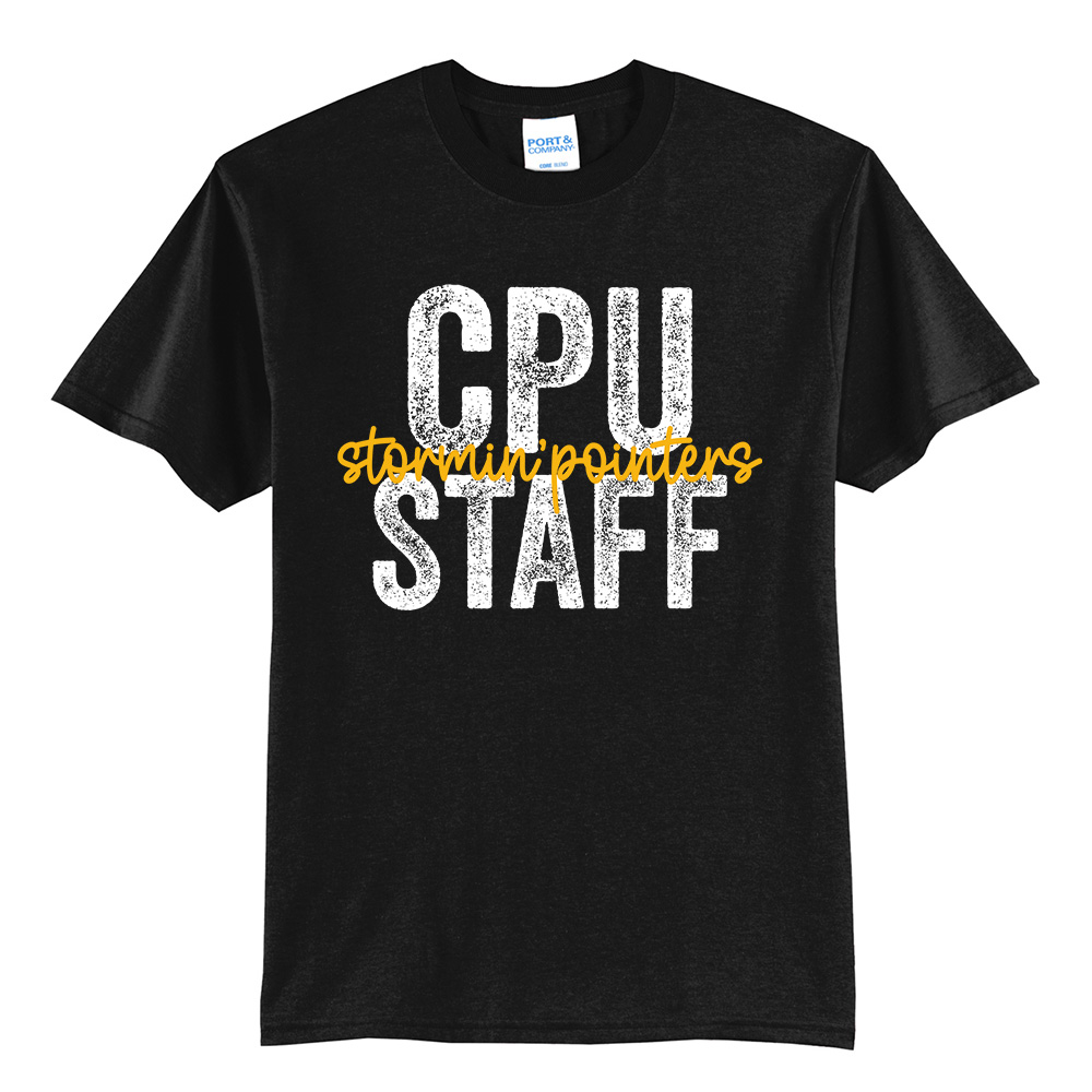 CPU Unisex Short Sleeve Tee-Black