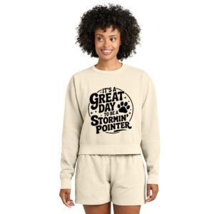 CPU Comfort Colors Women’s Mid-Length Crewneck Sweatshirt-Ivory