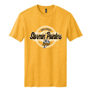 CPU Unisex Premium Perfect Blend CVC Tee- Gold Heather
