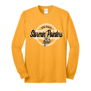 CPU Unisex Cotton Long Sleeve Tee-Gold