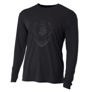 CPU FB Adult Cooling Performance long sleeve Crew Tee-Black