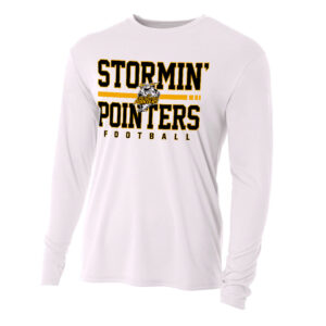 CPU FB Adult Cooling Performance long sleeve Crew Tee-White