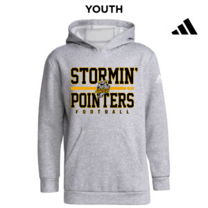 CPU FB Adidas Youth Fleece Hooded Sweatshirt- Medium Grey Heather (YM)