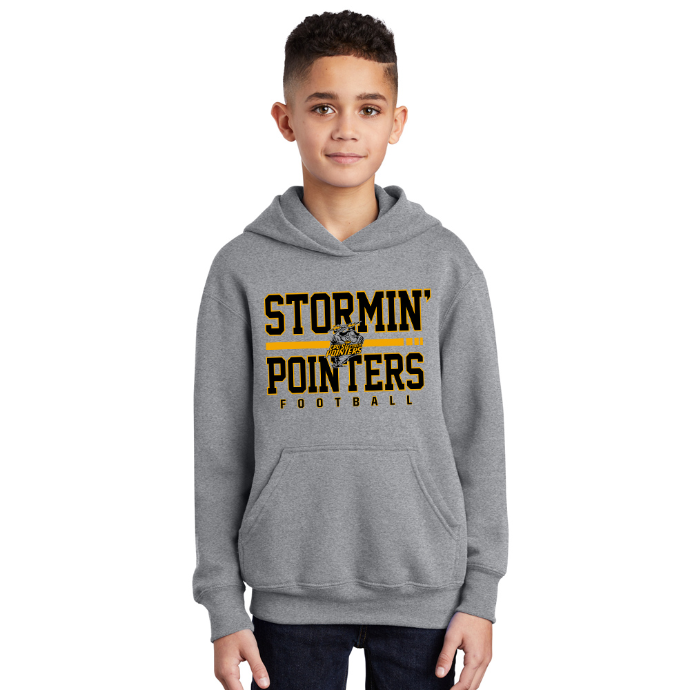 CPU FB Youth Hooded Sweatshirt-Athletic Heather (YL, YXL)