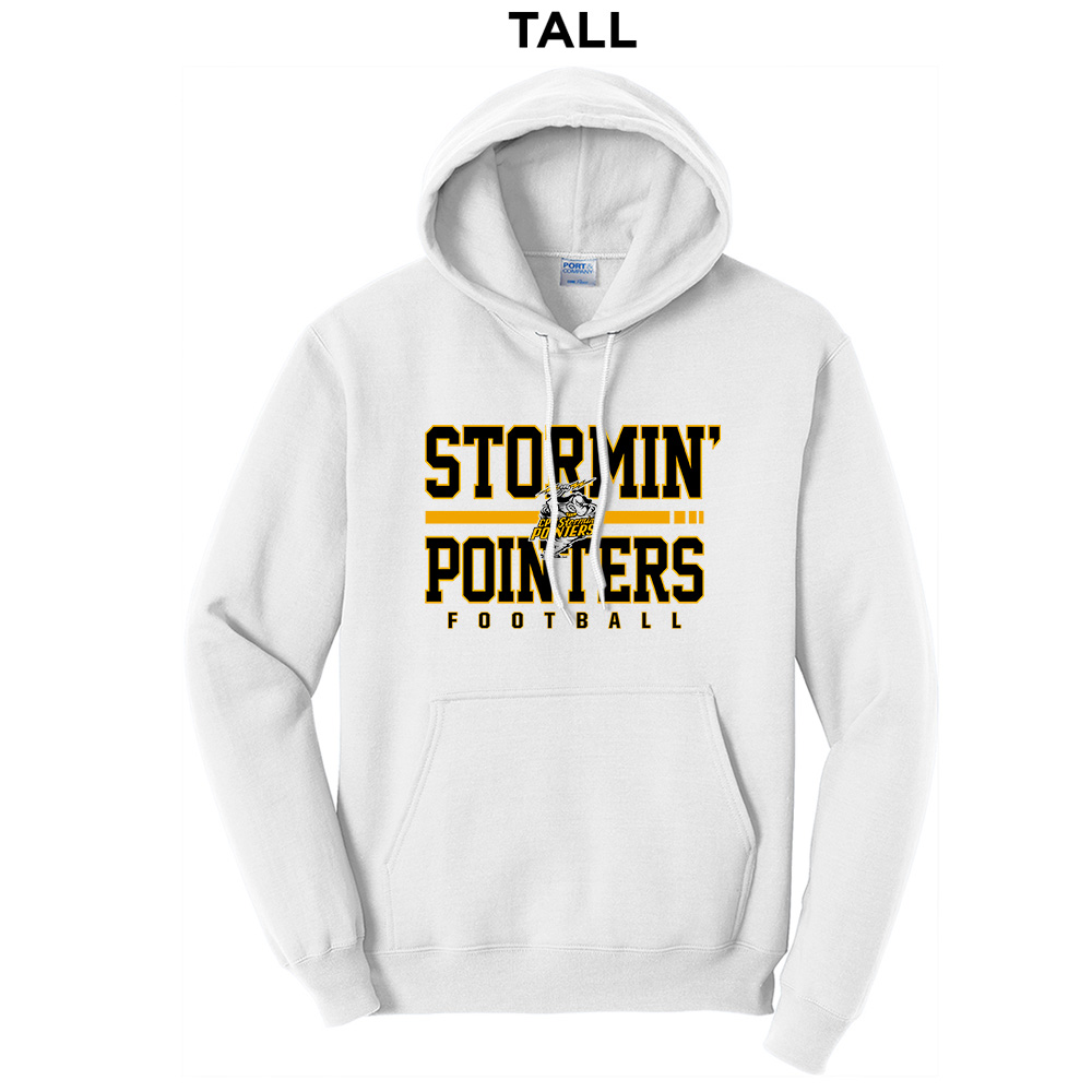 CPU FB Tall Fleece Hooded Sweatshirt-White