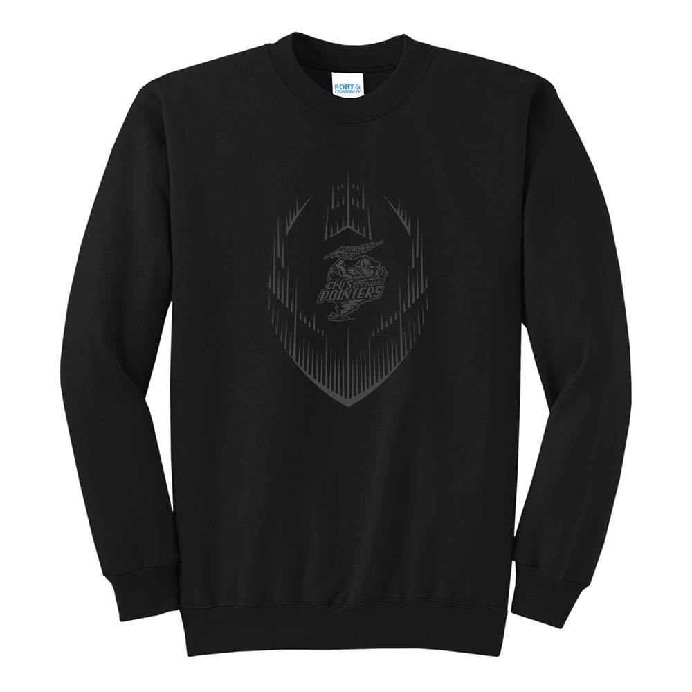 CPU FB Unisex Core Fleece Crewneck Sweatshirt-Black