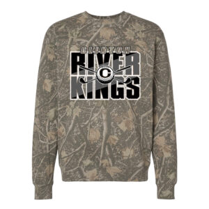 River King Golf Independent Trading Co Unisex Heavyweight Crewneck Sweatshirt – Deadwood Tree Camo