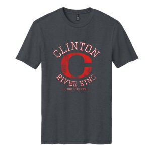 River King Golf Unisex Premium Short Sleeve Tee-Charcoal