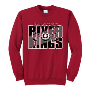 River King Golf Unisex Fleece Crewneck Sweatshirt-Red