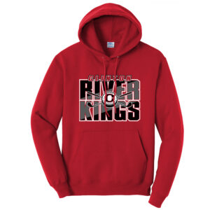 River King Golf Unisex Fleece Hooded Sweatshirt-Red