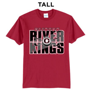 River King Golf Tall Short Sleeve Tee-Red