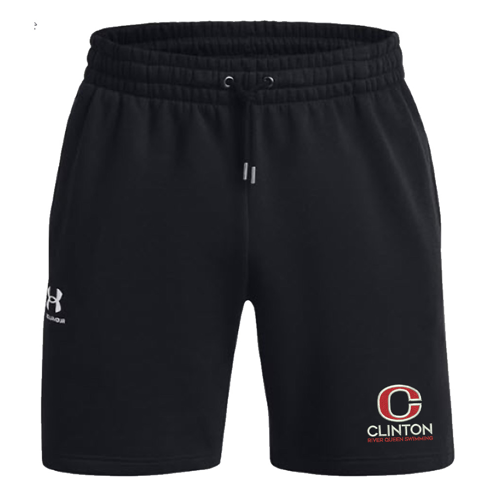 River Queen Swim Under Armour UA ICON 7.5" Fleece Shorts -Black