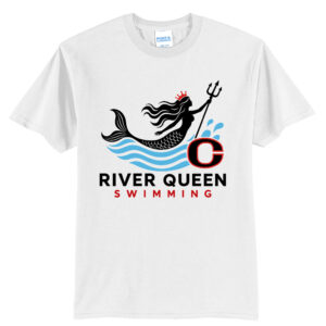 River Queen Swim Unisex Short Sleeve T Shirt – White