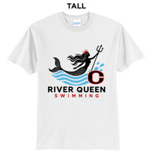 River Queen Swim Tall Short Sleeve T Shirt – White