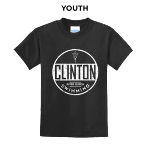 River Queen SwimYouth Short Sleeve T Shirt -Black