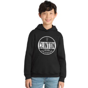 River Queen Swim  Youth Hooded Sweatshirt – Black