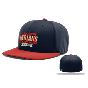 Camanche 50th Reunion Richardson ProModel Pulse FlexFit Cap Combo-Navy/Red