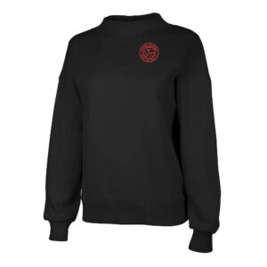 River Queen VB Charles River Women’s Willow Mock-Neck Sweatshirt-Black