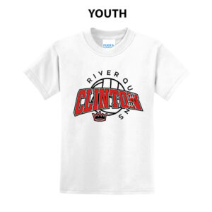 River Queen VB Youth Short Sleeve T Shirt – White