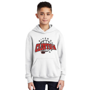 River Queen VB Youth Hooded Sweatshirt – White