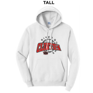 River Queen VB TALL Classic Pullover Hooded Sweatshirt – White