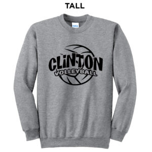 River Queen VB  TALL Ultimate Crewneck Sweatshirts -Athletic Heather