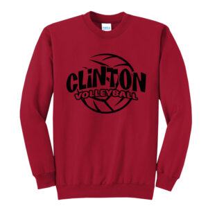 River Queen VB Unisex Core Fleece Crewneck Sweatshirt – Red