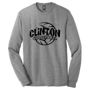 River Queen VB District Made Men’s Perfect Tri Long Sleeve Crew Tee -Grey Frost