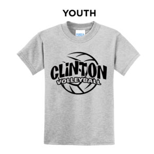 River Queen VB Youth Short Sleeve Tee-Ash