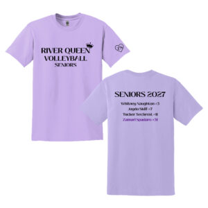 River Queen VB Unisex Short Sleeve Tee-Orchid