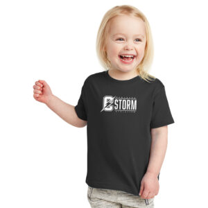 STORM Rabbit Skins Fine Jersey Toddler T Shirt – Black