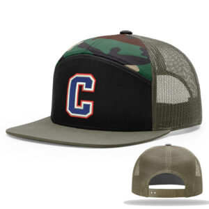 STORM Richardson 7 Panel Trucker Cap Tri Color – BlackGreenCamoLoden
