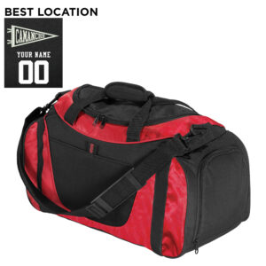 STORM Port Authority Small Two Tone Duffel- RED/Black