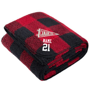 STORM Port Authority Double Sided Sherpa/Plush Blanket – BlackRedBuffaloPlaid