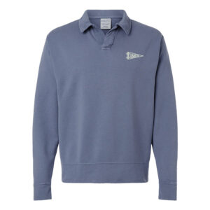 STORM ComfortWash Garment Dyed Polo Collar Sweatshirt – Saltwater