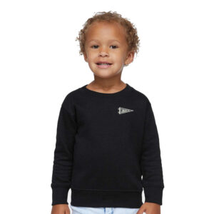 STORM Rabbit Skins Toddler Juvy Crewneck Sweatshirt – Black