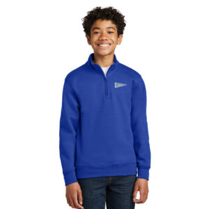 STORM  Youth Core Fleece 1/4 Zip Pullover Sweatshirt – Royal