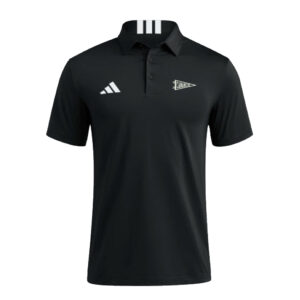 STORM Adidas 3 Stripe short sleeve Polo Black