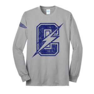 STORM Unisex Cotton Long Sleeve Core Blend T Shirt – Ash