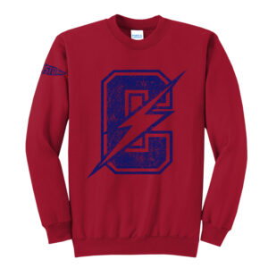 STORM Unisex Core Fleece Crewneck Sweatshirt – RED