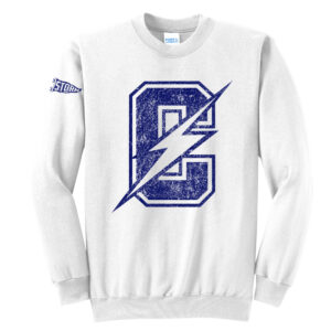 STORM Unisex Core Fleece Crewneck Sweatshirt – White