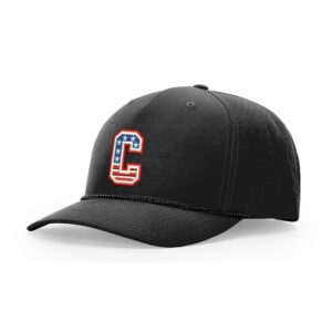 Camanche VB Richardson Laser PERF Performance Rope Cap-Black