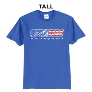 Camanche VB Tall Cotton short Sleeve T Shirt -Royal