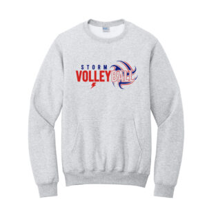 Camanche VB Unisex Core Fleece Crewneck Pocket Sweatshirt – Ash