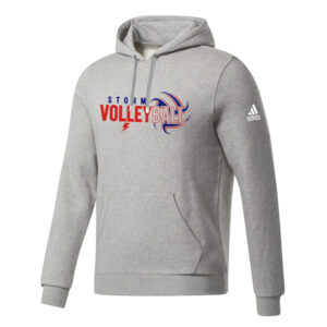 Camanche VB Unisex Adidas Fleece Hooded Sweatshirt- MedGrey Heather
